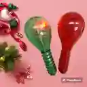 2 Maracas Para Navidad Villancicos Con Luz