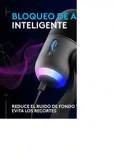 Microfono Logitech G Yeti Gx Black Rgb Lightsync Supercardio