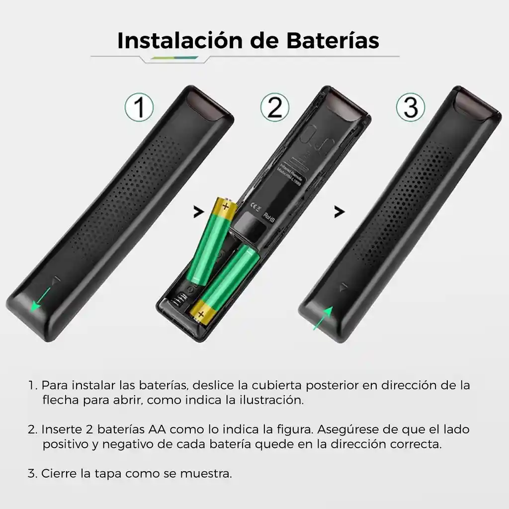 Control Curvo Para Samsung Smart Tv, One Remote, Teclas Streaming