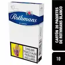 Cigarrillos Rothmans Blanco X10