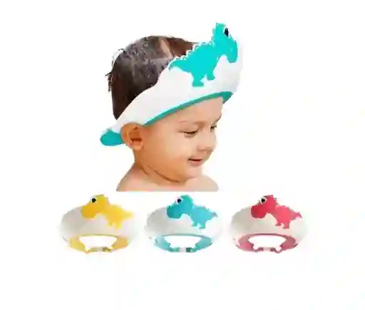 Gorro Sombrero Azul De Baño Ducha Niños Niñas Bebes Ajustable