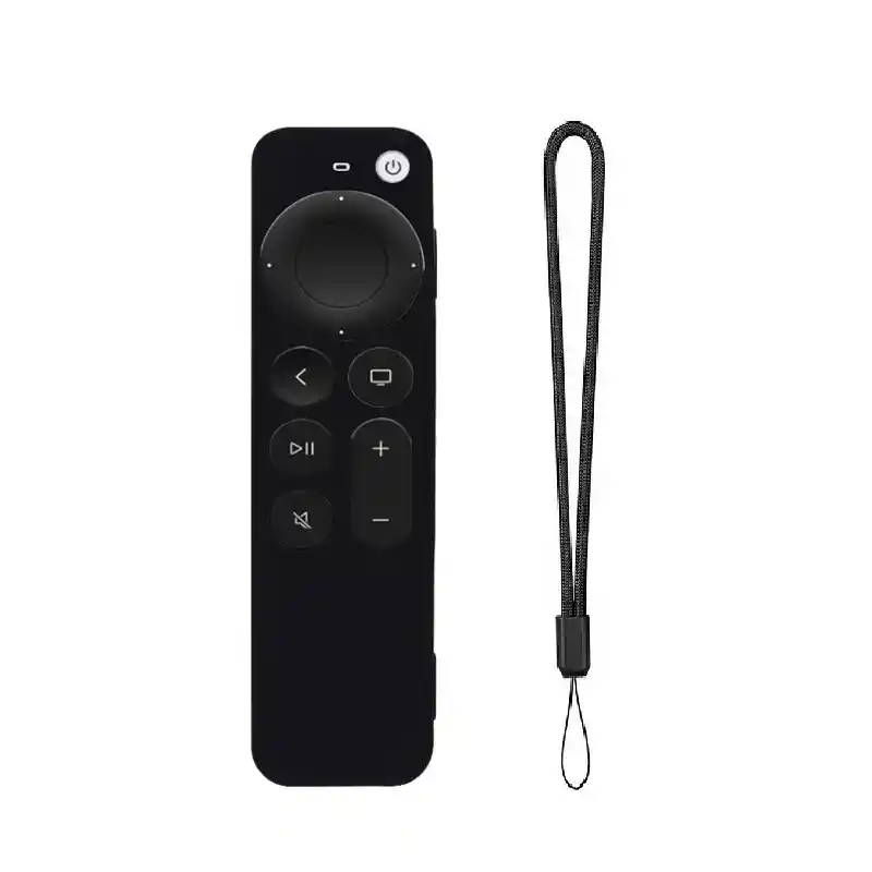 Funda Forro Protector Control Apple Tv 2da Y 3ra Generación, Negro