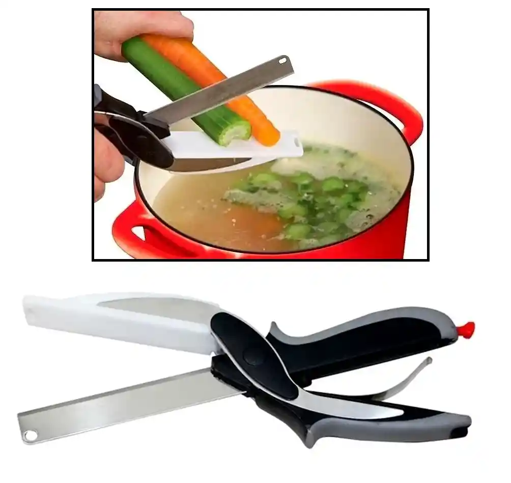 Tijeras Picadoras De Verduras Vegetales Cocina Cortador