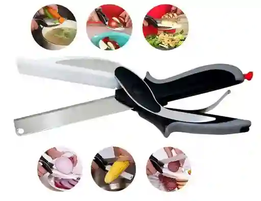 Tijeras Picadoras De Verduras Vegetales Cocina Cortador