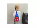 Maleta Morral Negro Bolso Riñonera Spiderman Para Niños Niñas