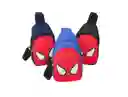 Maleta Morral Negro Bolso Riñonera Spiderman Para Niños Niñas