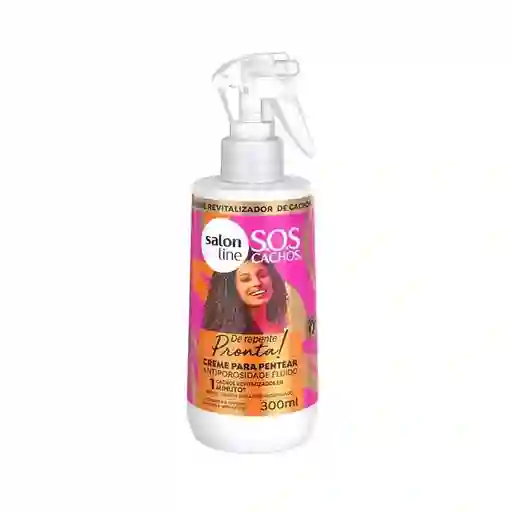 Salon Line Sos Cachos Crema Para Peinar Antiporosidad De Fluido De Repente Pronta!