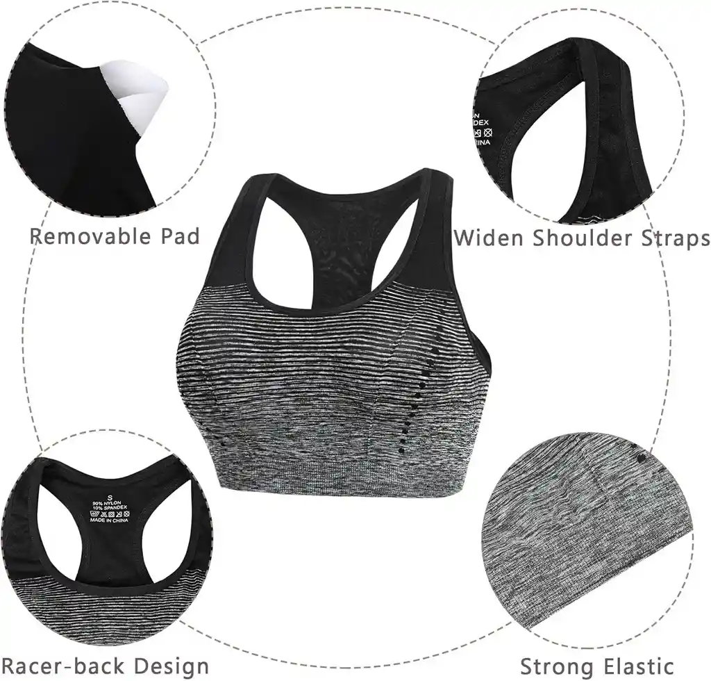 Crop Top Deportivo Mujer Adulto Talla Única