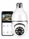 Cámara Bombillo Robotica De Seguridad Wifi 360° Ip Panoramica
