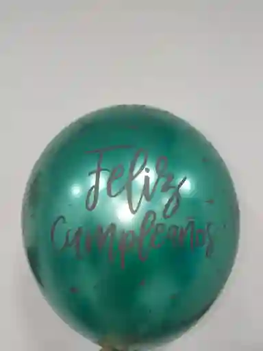 Bombas Feliz Cumpleaños X10 Verde