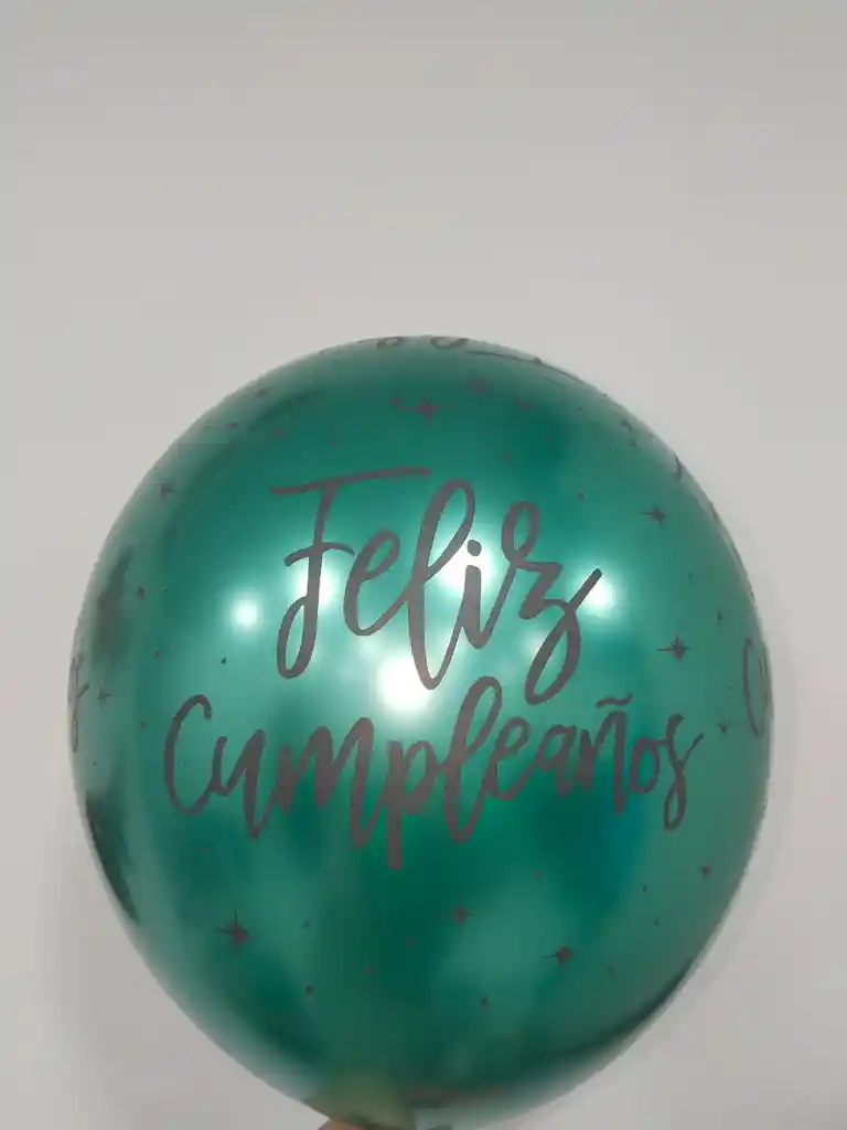 Bombas Feliz Cumpleaños X10 Verde