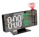 Reloj Digital Números Grandes Con Alarma Proyecta Hora