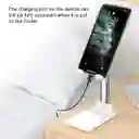 Soporte Plegable De Escritorio Para Teléfono Y Tablet - Blanco