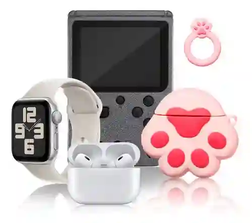 Smart Watch Deportivo Serie 8 Plus Con Audifonos Case Y Videojuegos Gris Edition