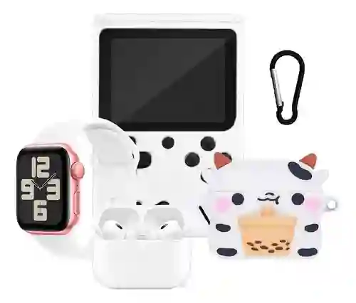 Smart Watch Deportivo Serie 8 Plus Con Audifonos Case Y Videojuegos K9