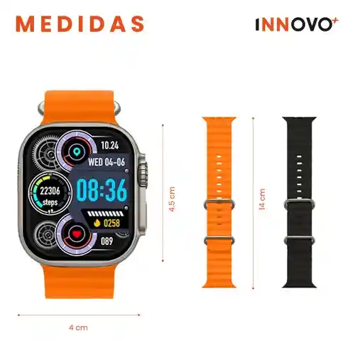 Smart Watch V70 7 Pulsos Diversos Colores Modo Deportivo Android Ios