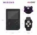 Smart Watch Deportivo Serie 8 Plus Con Audifonos Case Y Videojuegos Blak Edition