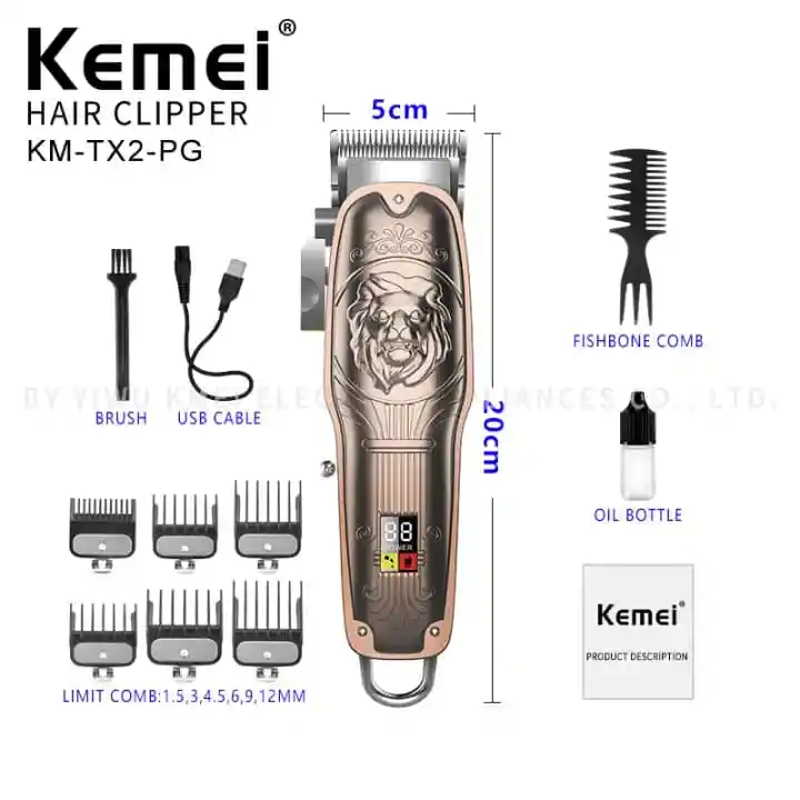 Cortadora De Cabello Profesional Kemei Km–tx2