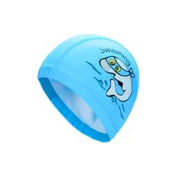 Gorro Natación Niños Piscina Color Azul Claro