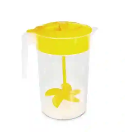 Jarra De Jugo Plástica Con Molino Para Revolver Manualmente De 1.7 L