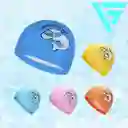 Gorro Natación Niños Piscina Color Rosado