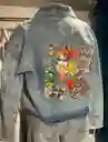 Chaqueta Jeans Grafiti