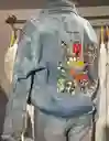 Chaqueta Jeans Grafiti