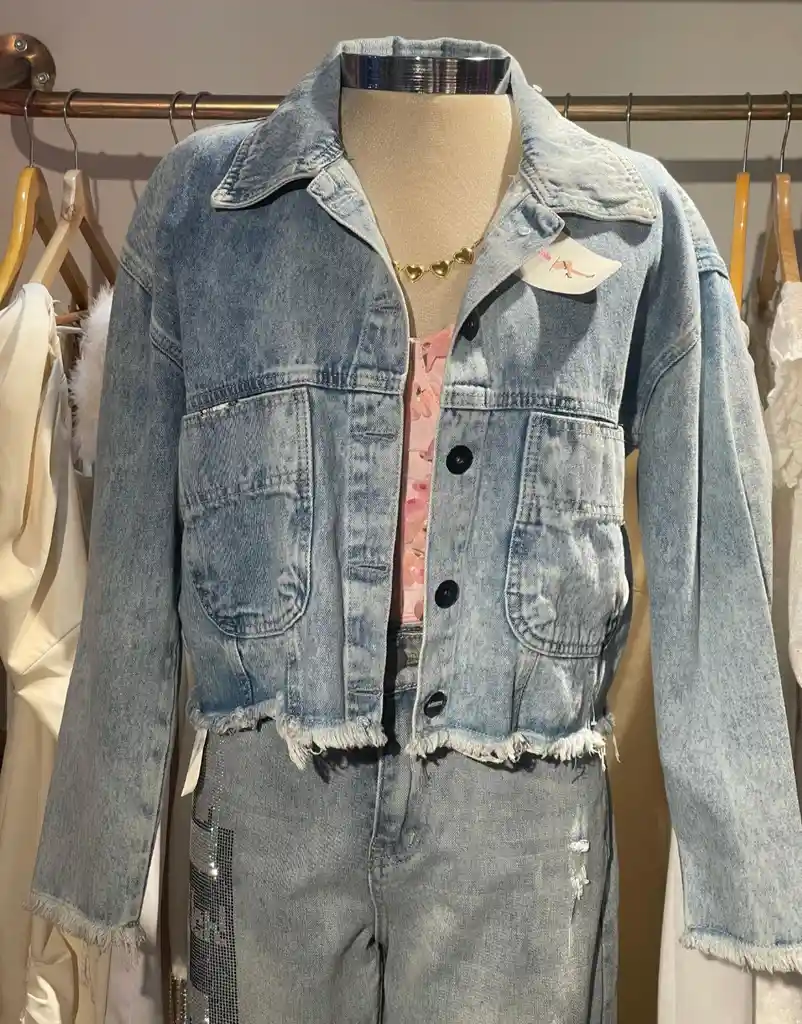 Chaqueta Jeans Grafiti