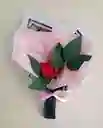 Rosa Roja Solitaria Amor Eterno