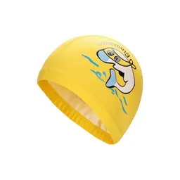Gorro Natación Niños Piscina Color Amarillo