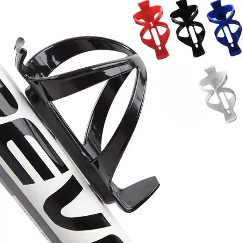 Soporte Porta Botella Caramañola Bicicleta Marco Color Negro
