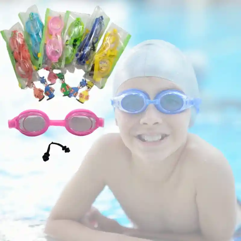 Gafas Natación Niños Piscina Mar Color Rosado