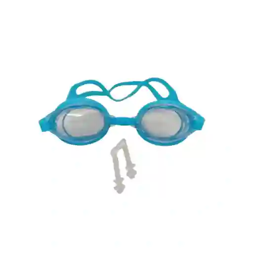 Gafas Natación Niños Piscina Mar Color Celeste
