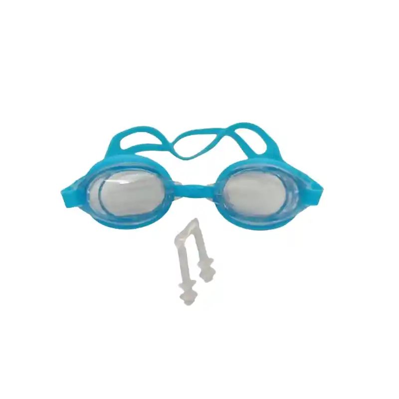 Gafas Natación Niños Piscina Mar Color Celeste
