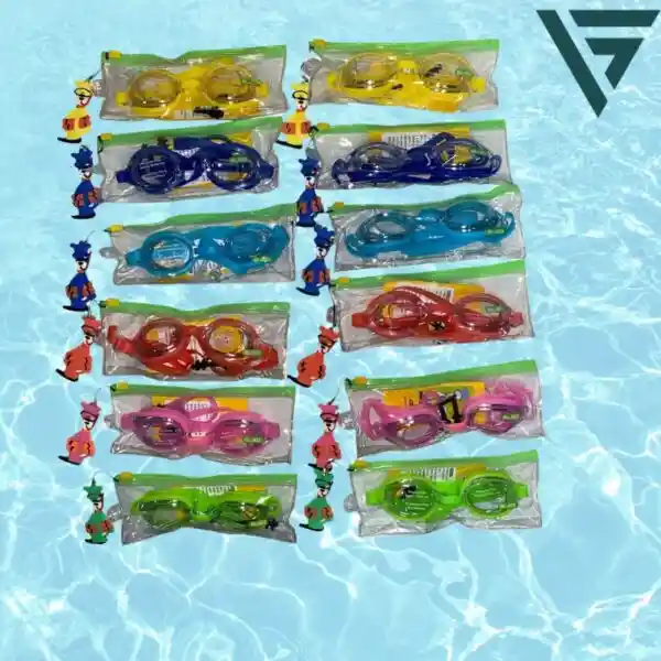 Gafas Natación Niños Piscina Mar Color Verde