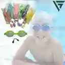 Gafas Natación Niños Piscina Mar Color Verde