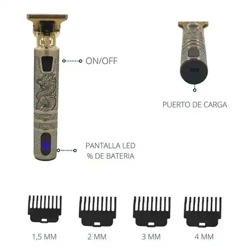 Maquina De Afeitar Patillera Para Hombre Inalambrica Afeitadoras Electricas