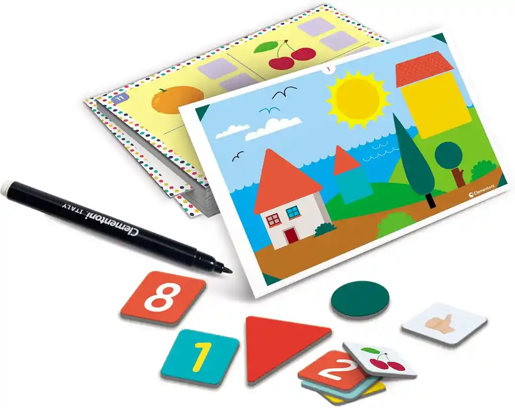 Juego Didáctico Maletín Números Y Formas Magnético Niños