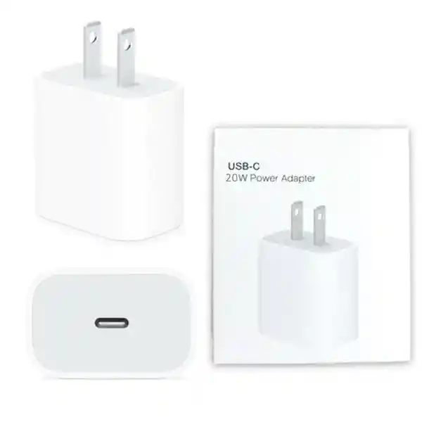 Cubo Cargador Tipo C Iphone 20w Carga Rapida