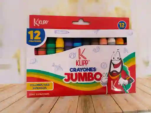 Crayon Jumbo * 12 Und Klipp