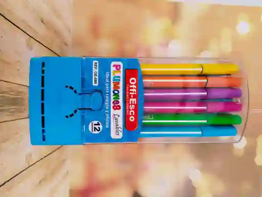 Plumones Offiesco Lavables X12