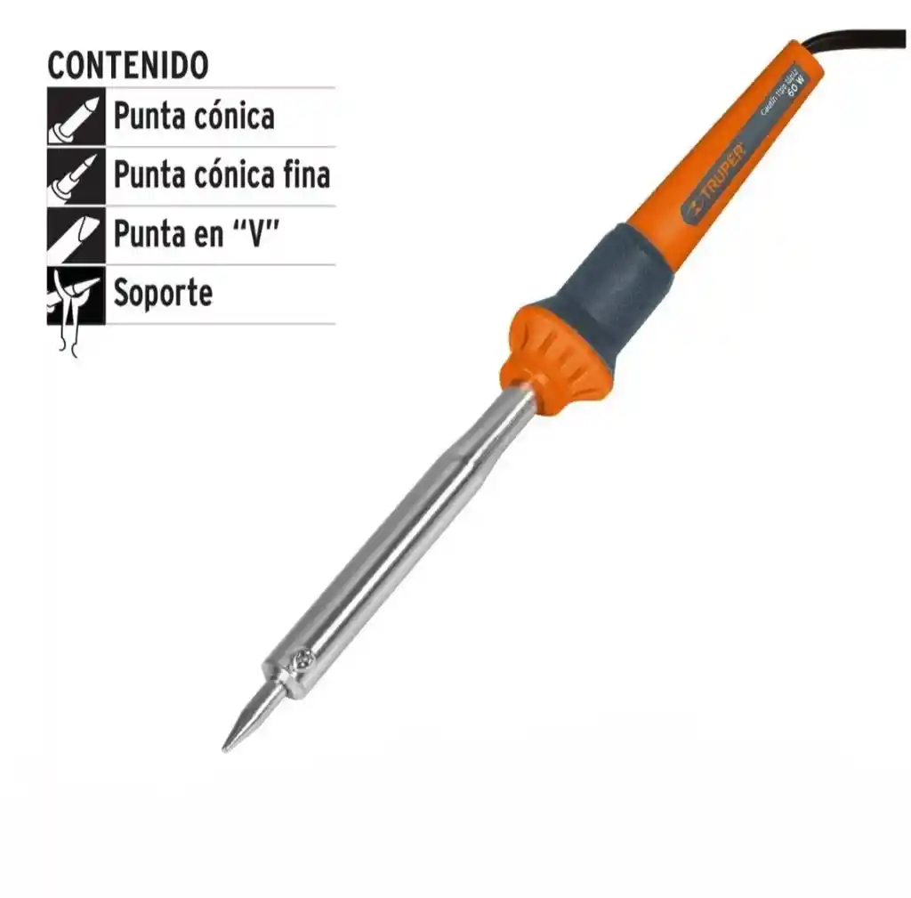 Cautin Tipo Lápiz 60w 120v Trabajo Pesado Truper