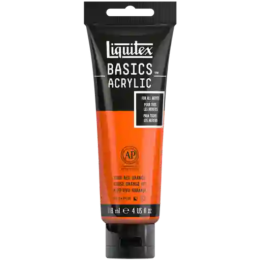 Acrilico Liquitex Rf 620 Rojo Vivo Naranja 118 Ml
