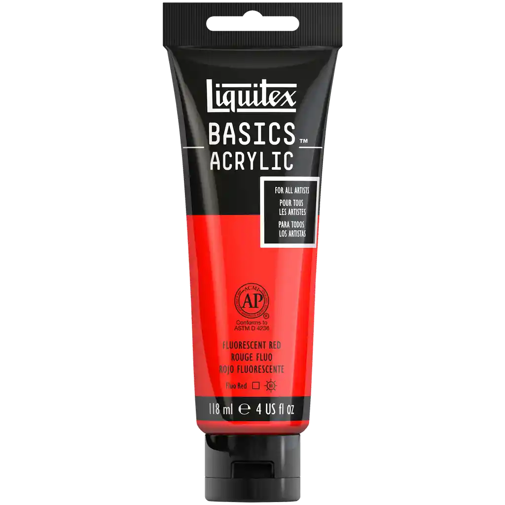 Acrilico Liquitex Rf 983 Rojo Fluorescente 118 Ml