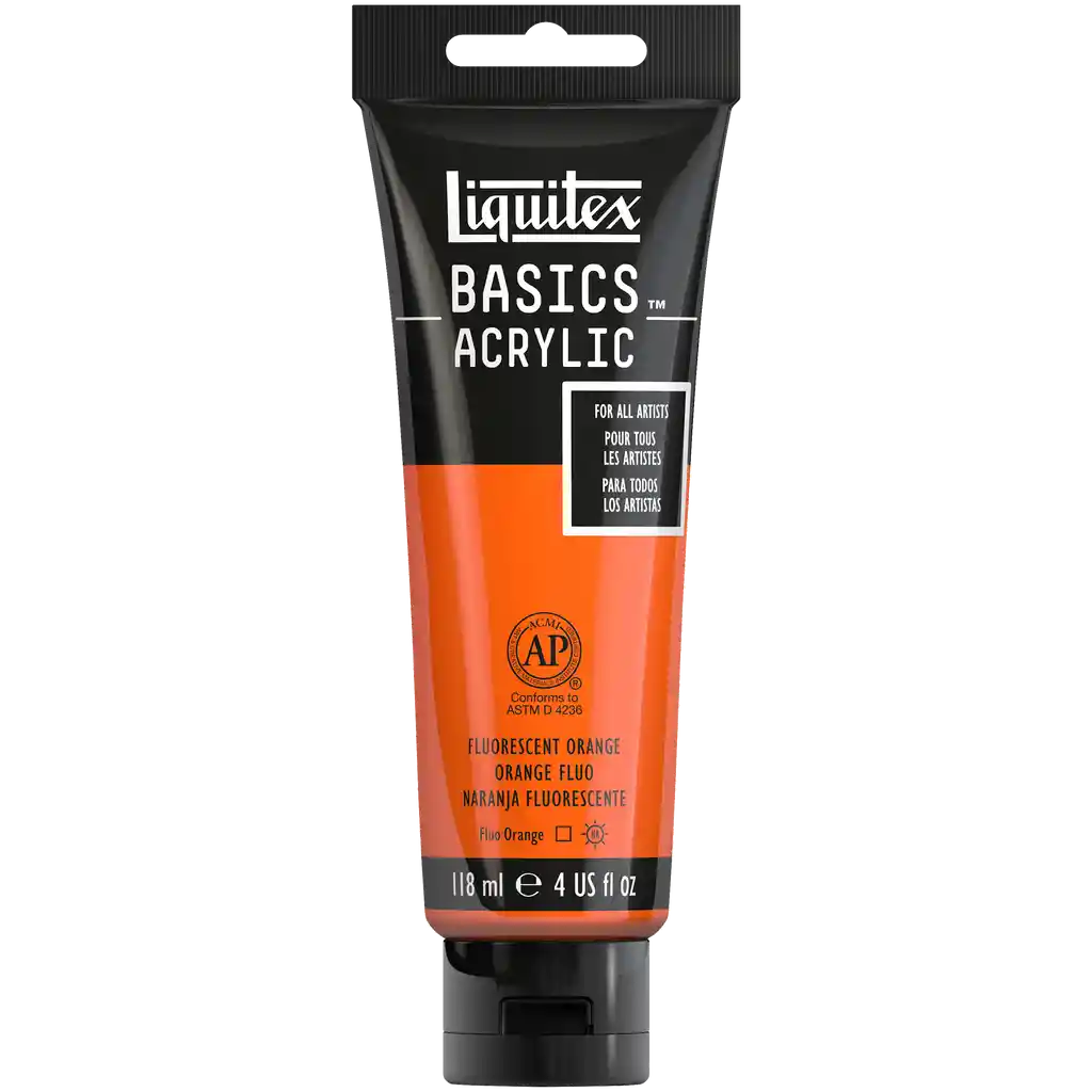 Acrilico Liquitex Rf 982 Naranja Fluorescente 118 Ml
