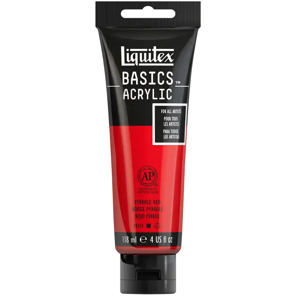 Acrilico Liquitex Rf 321 Rojo Pirrol 118 Ml