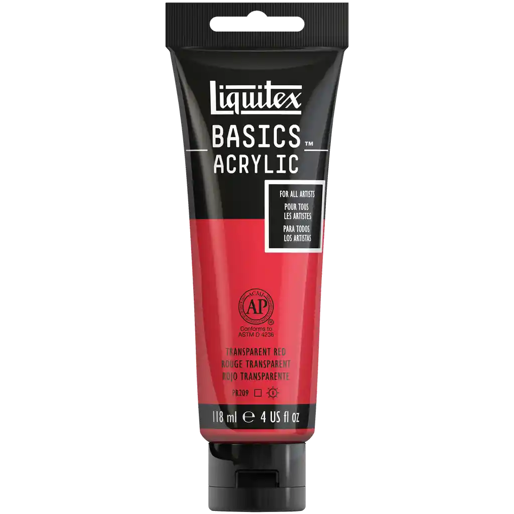 Acrilico Liquitex Rf 047 Rojo Transparente 118 Ml