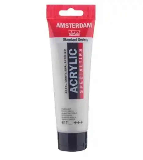 Acrilico Amsterdam 120 Ml Colores Serie Estandar 817 Blanco Perlado