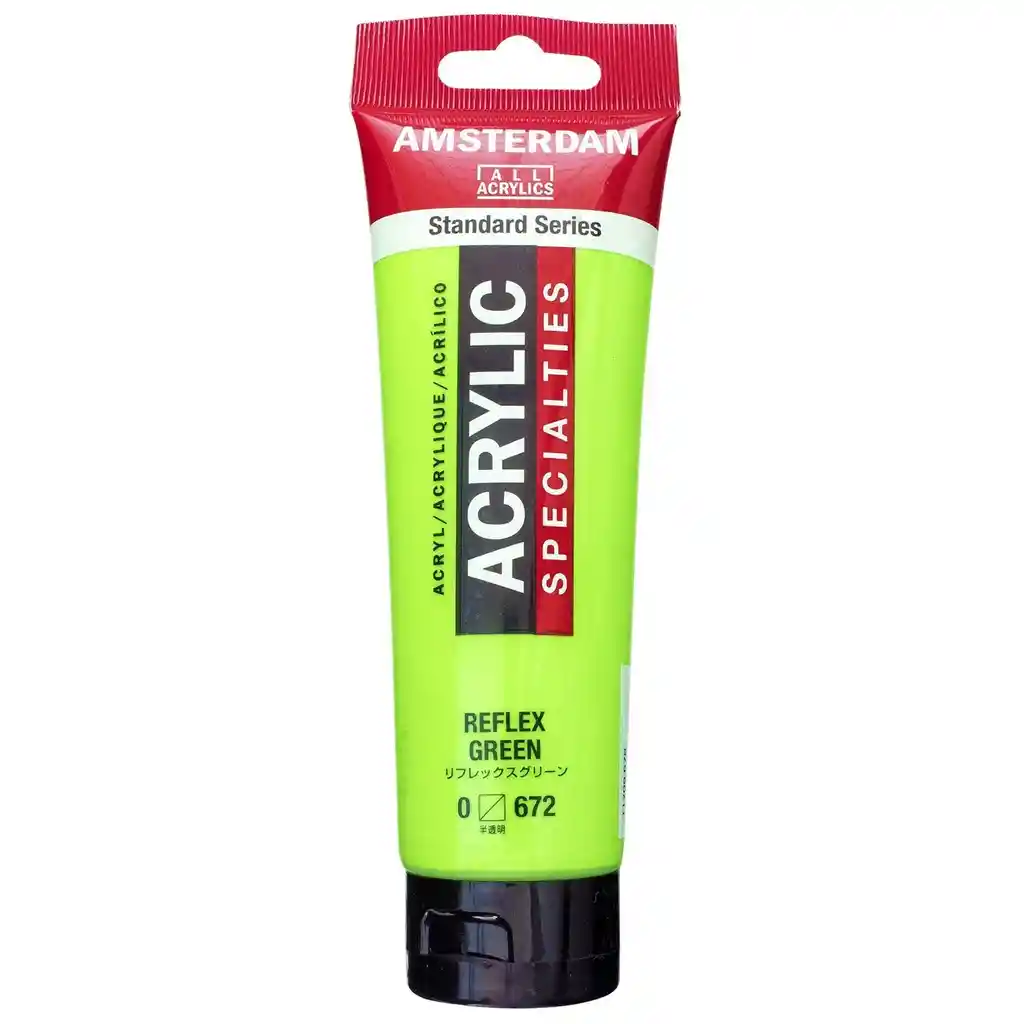 Acrilico Amsterdam 120 Ml Colores Serie Estandar 672 Verde Reflejo
