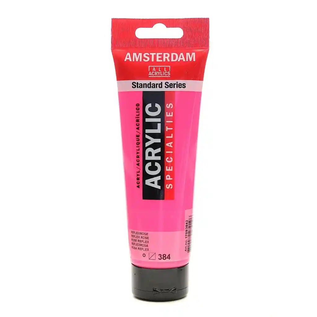 Acrilico Amsterdam 120 Ml Colores Serie Estandar 384 Rosa Reflejo